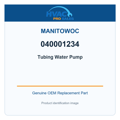 Manitowoc 040001234 Tubing Water Pump
