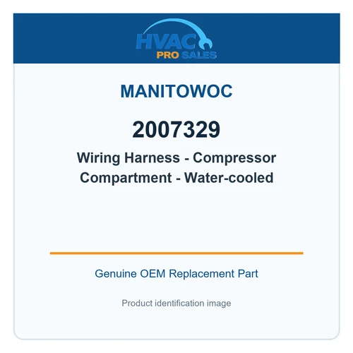 Manitowoc 2007329 Wiring Harness - Compressor Compartment - Water-cooled