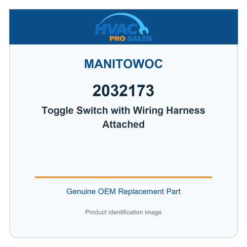 Manitowoc 2032173 Toggle Switch with Wiring Harness Attached
