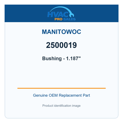 Manitowoc 2500019 Bushing - 1.187"
