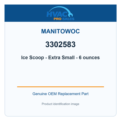 Manitowoc 3302583 Ice Scoop - Extra Small - 6 ounces