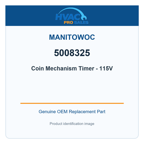 Manitowoc 5008325 Coin Mechanism Timer - 115V
