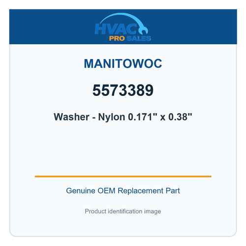 Manitowoc 5573389 Washer - Nylon 0.171" x 0.38"