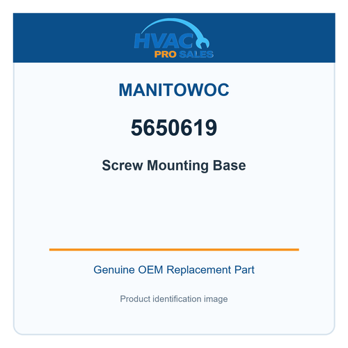 Manitowoc 5650619 Screw Mounting Base