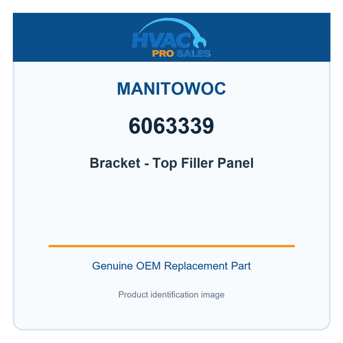 Manitowoc 6063339 Bracket - Top Filler Panel