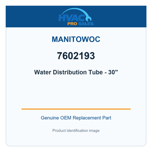 Manitowoc 7602193 Water Distribution Tube - 30"