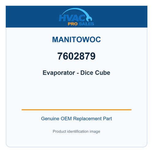 Manitowoc 7602879 Evaporator - Dice Cube