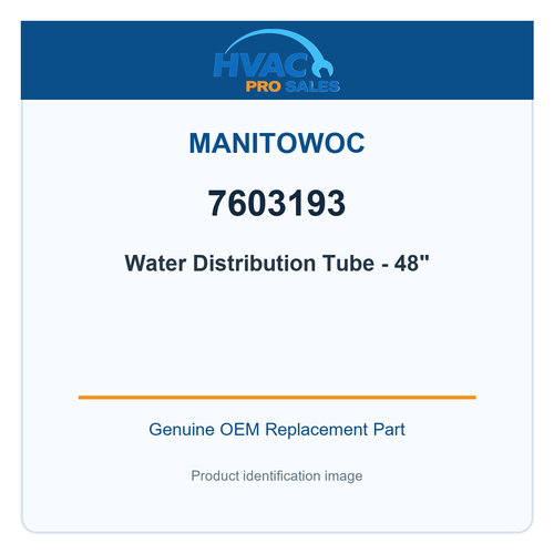 Manitowoc 7603193 Water Distribution Tube - 48"