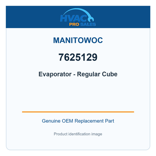 Manitowoc 7625129 Evaporator - Regular Cube