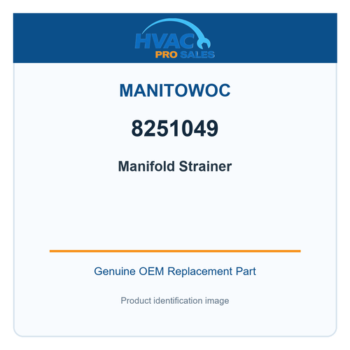 Manitowoc 8251049 Manifold Strainer