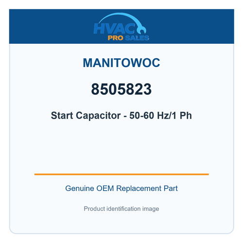Manitowoc 8505823 Start Capacitor - 50-60 Hz/1 Ph
