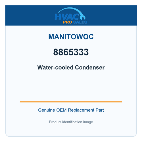Manitowoc 8865333 Water-cooled Condenser