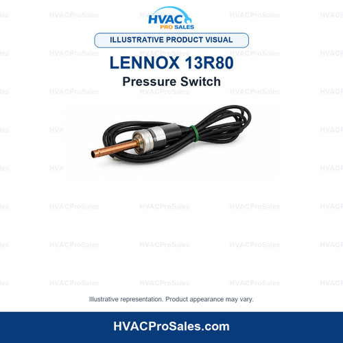 Illustrative visual of Lennox 13R80 Pressure Switch; product appearance may vary
