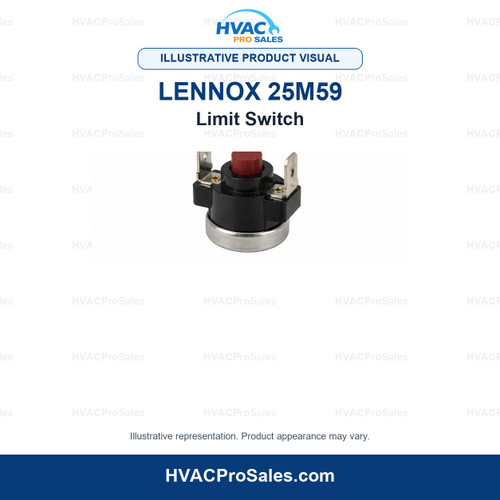 Illustrative visual of Lennox 25M59 Limit Switch; product appearance may vary