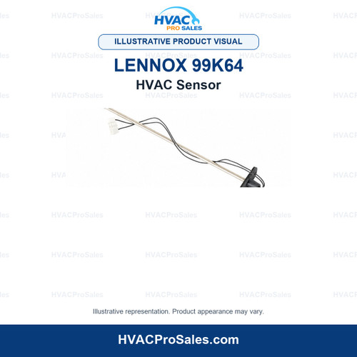 Illustrative visual of Lennox 99K64 HVAC Sensor; product appearance may vary