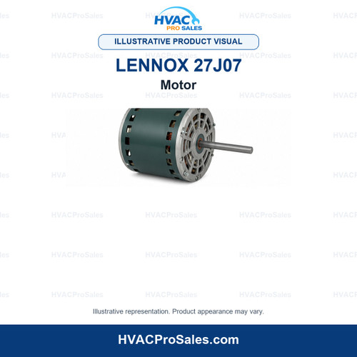 Illustrative visual of Lennox 27J07 Motor; product appearance may vary