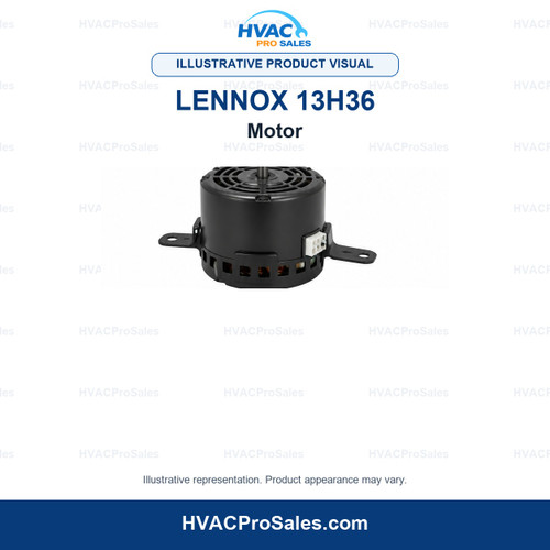 Illustrative visual of Lennox 13H36 Motor; product appearance may vary