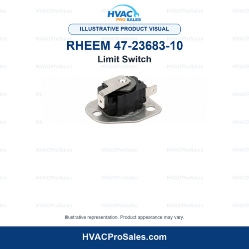 Illustrative visual of Rheem 47-23683-10 Limit Switch; product appearance may vary