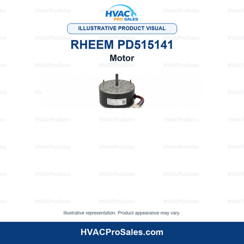 Illustrative visual of Rheem PD515141 Motor; product appearance may vary