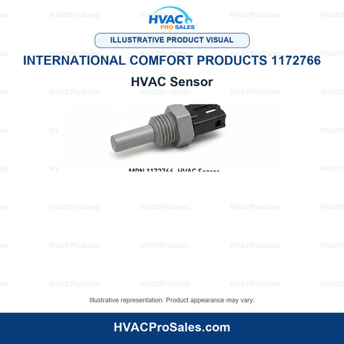 Illustrative visual of International Comfort Products 1172766 HVAC Sensor; product appearance may vary