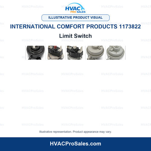 Illustrative visual of International Comfort Products 1173822 Limit Switch; product appearance may vary
