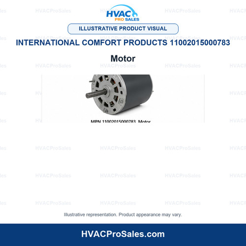 Illustrative visual of International Comfort Products 11002015000783 Motor; product appearance may vary