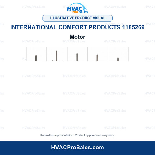 Illustrative visual of International Comfort Products 1185269 Motor; product appearance may vary