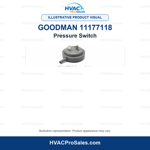 Goodman / Amana 11177118 Pressure Switch