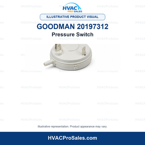 Goodman / Amana 20197312 Pressure Switch