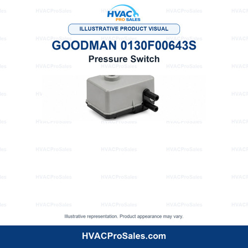 Goodman / Amana 0130F00643S Pressure Switch