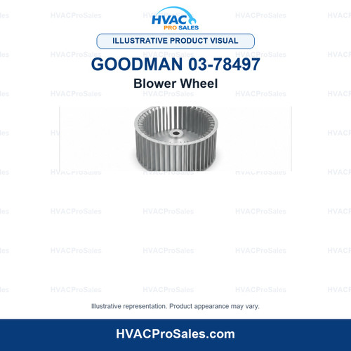 Goodman / Amana 03-78497 Blower Wheel