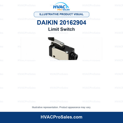 Illustrative visual of Daikin 20162904 Limit Switch; product appearance may vary