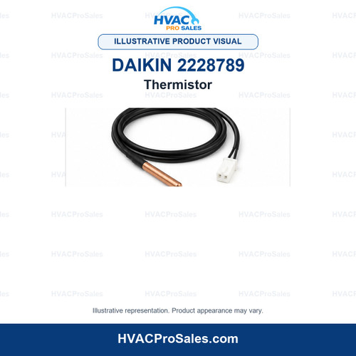 Illustrative visual of Daikin 2228789 Thermistor; product appearance may vary