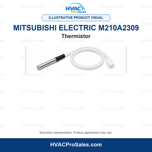 Illustrative visual of Mitsubishi Electric M210A2309 Thermistor; product appearance may vary