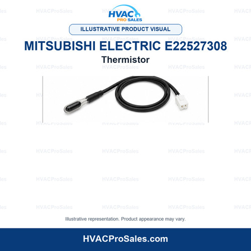 Illustrative visual of Mitsubishi Electric E22527308 Thermistor; product appearance may vary