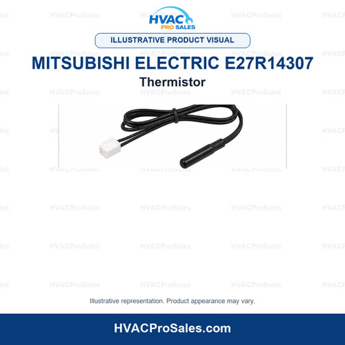 Illustrative visual of Mitsubishi Electric E27R14307 Thermistor; product appearance may vary