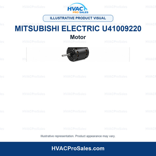 Illustrative visual of Mitsubishi Electric U41009220 Motor; product appearance may vary