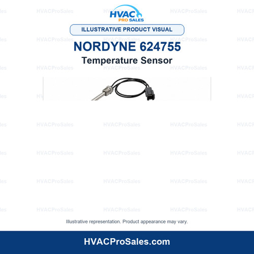 Illustrative visual of Nordyne 624755 Temperature Sensor; product appearance may vary