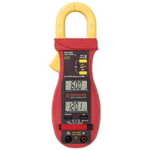 Amprobe ACD-14 TRMS-PLUS - HVAC True RMS Clamp Meter, 600 VAC/DC