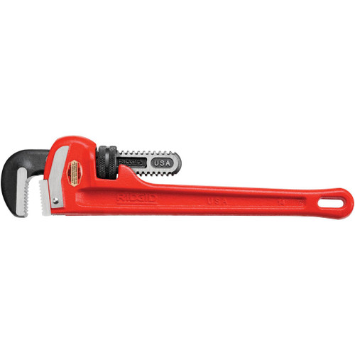 Ridgid 31020 Cast-Iron Straight Pipe Wrench, 14 Inch