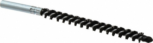 Schaefer Brush 43704 Single Stem/Spiral Condenser Tube Brush, 3/8 Inch Diameter, 6-1/4 Inch OAL, Nylon Bristles