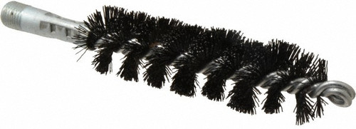Schaefer Brush 43736 Single Stem/Spiral Tube Brush, 1-1/4 Inch Diameter, 7-1/4 Inch OAL, Nylon Bristles