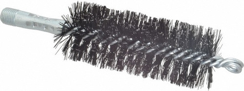 Schaefer Brush 43316 Double Stem/Spiral Tube Brush, 1-3/4 Inch Diameter, 7-1/2 Inch OAL, 1/4 Inch Male