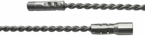 Schaefer Brush 31448 60 Inch Galvanized Steel Brush Handle Extension, 1/4 Inch NPSM Female and Male