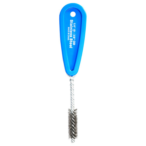 PRO-SOURCE MCN21111 7/16 Inch Stainless Refrigeration Fitting Brush for 3/8 Inch OD Tubing