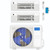MRCOOL DIY 5th Gen 2-Zone 15,000 BTU Ceiling Cassette Ductless Mini Split Air Conditioner & Heat Pump (6K+9K), DIY2-BC-18HP0609