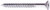 ITW Buildex - Concrete & Masonry Screw: 3/16" Dia, 1-3/4" OAL