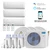 MRCOOL DIY 4th Gen 3-Zone Multi-Zone System | 4 36HP230C | 9K+9K+12K BTU | 25ft Line Sets | WiFi Ready
