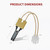 GEI HSI-4008 silicon carbide hot surface ignitor product view