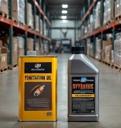 Various lubricants and maintenance supplies for industrial and facility use.